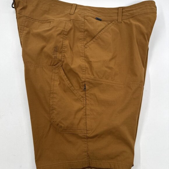 Kuhl Hiking Shorts Mens 40 Brown Outdoor Cargo Zip Pockets Stretch Nylon 108846 - Picture 5 of 12